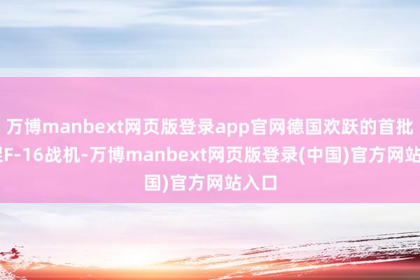 万博manbext网页版登录app官网德国欢跃的首批18架F-16战机-万博manbext网页版登录(中国)官方网站入口